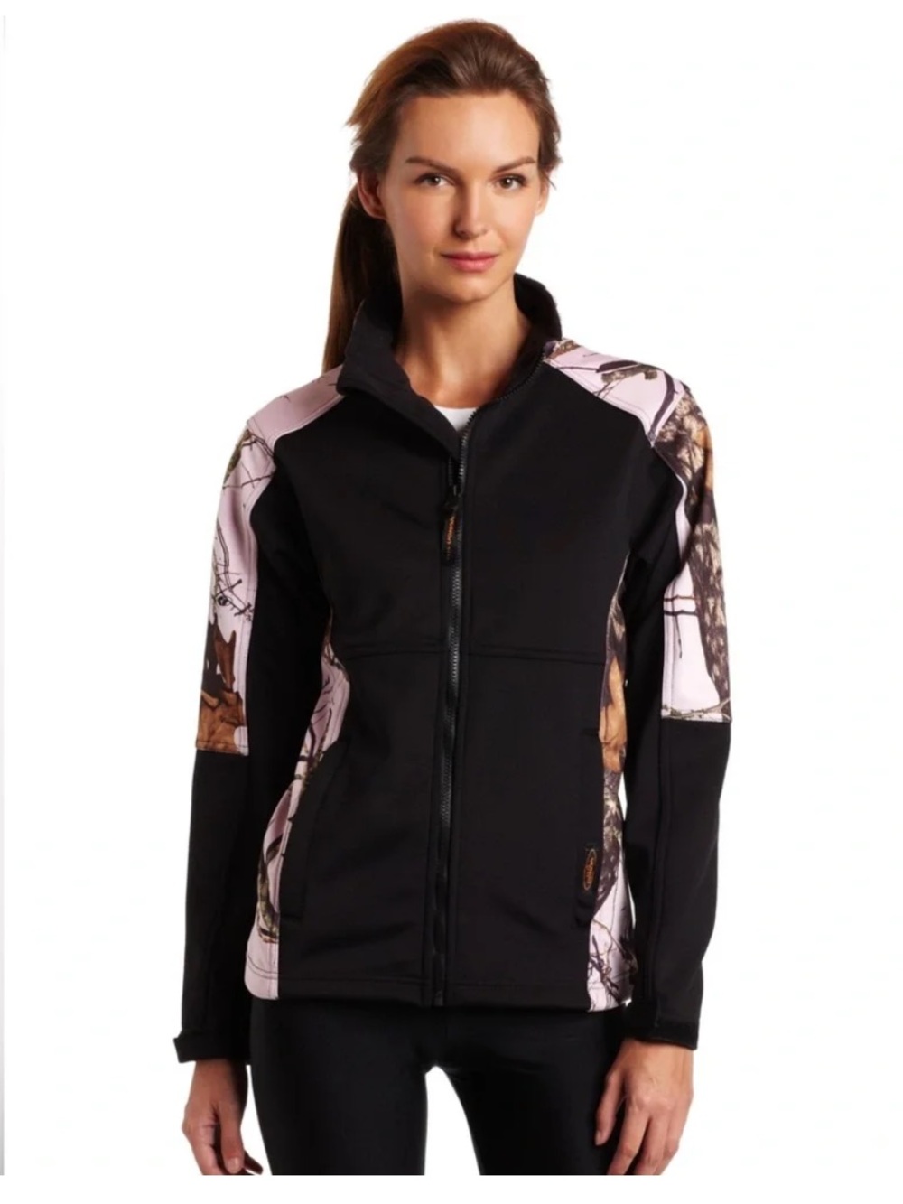 Yukon Gear Mossy Oak Black Utility Jacket with Pink Camo Accents Gorpcore